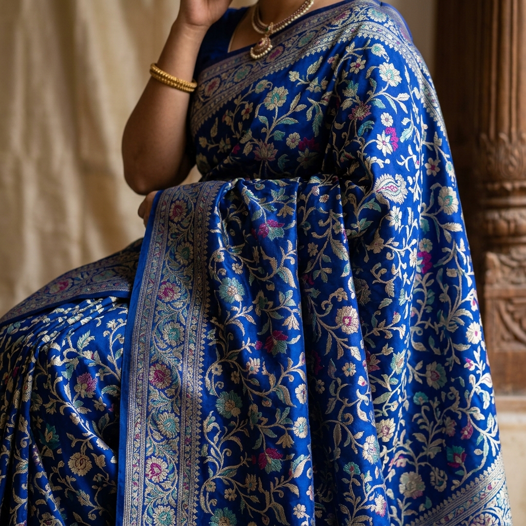 What is Fekwa (Fakua/Cutwork) in Banarasi Sarees?